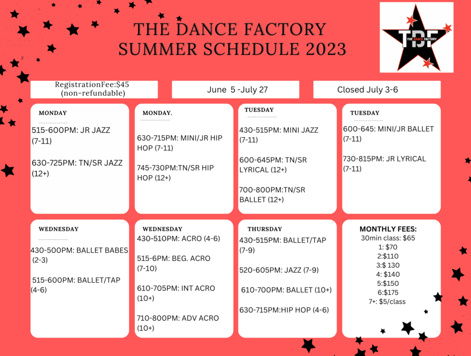 KAUFMAN SCHEDULE